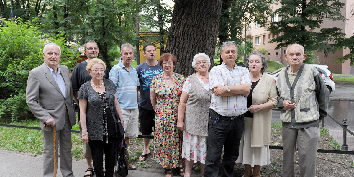 Protest mieszkańców Krowodrzy