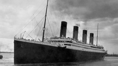 Approximately 1,500 passengers and crew died in the original RMS Titanic [Zuma Press]