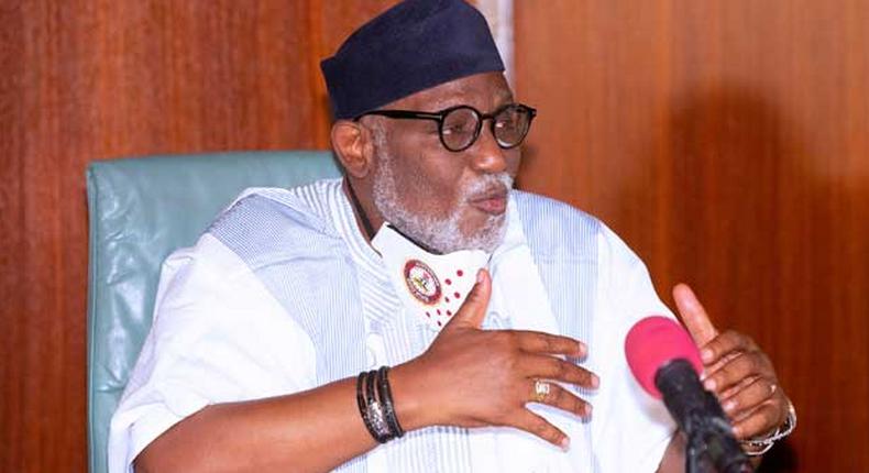 Ondo state Governor, Rotimi Akeredolu. [Channels TV]