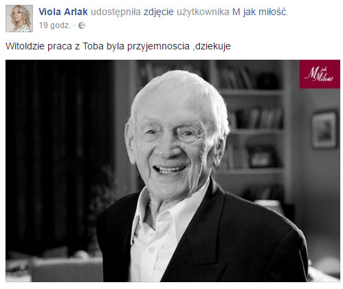 Viola Arlak na Facebooku