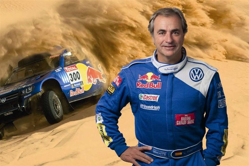 Mistrz świata Carlos Sainz i jego Vokswagen Touareg