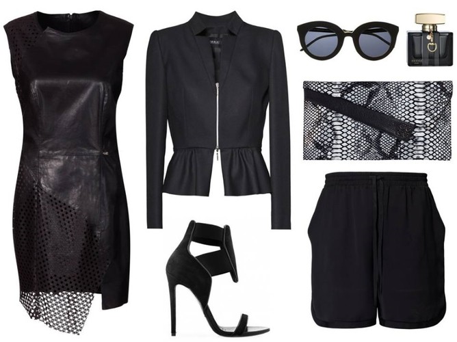 Żakiet - HERA/hera.com.pl, sukienka i kopertówka - Boca/boca.pl, szorty – Cristina Effe/ cristinaeffe.com, buty - CATWALK/e-catwalk.pl, okulary – TK Maxx/tkmaxx.com