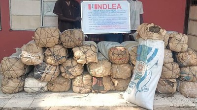 NDLEA seizes 999.33kg of drugs in Jigawa, warns traffickers/Illustration. [Facebook:NDLEA]