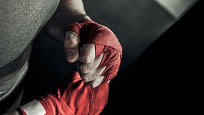 Pięści sport boks MMA