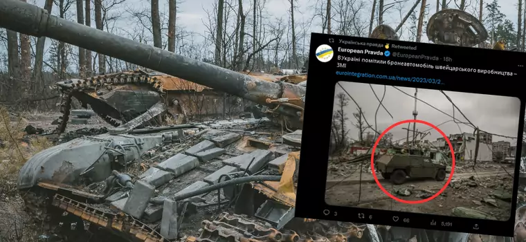 Tajemniczy pojazd stał na polu bitwy. "Władze badają, jak dostał się na Ukrainę"