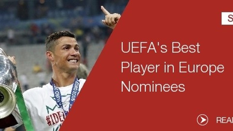 Uefas Best Player In Europe Award Ronaldo Messi Griezmann