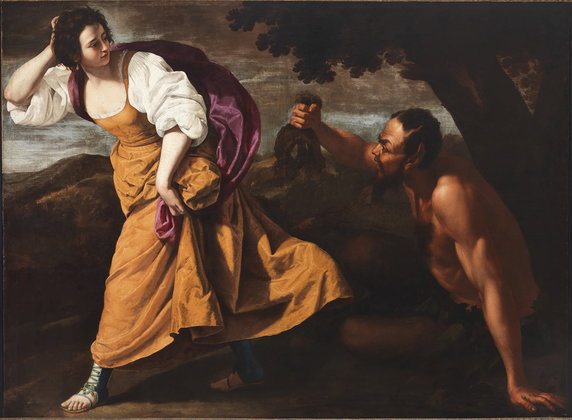 Artemisia Gentileschi, "Corisca and the Satyr" (ok. 1635-7)