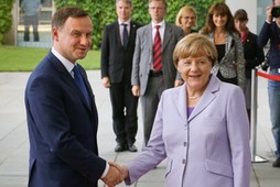 NIEMCY BERLIN PREZYDENT DUDA WIZYTA