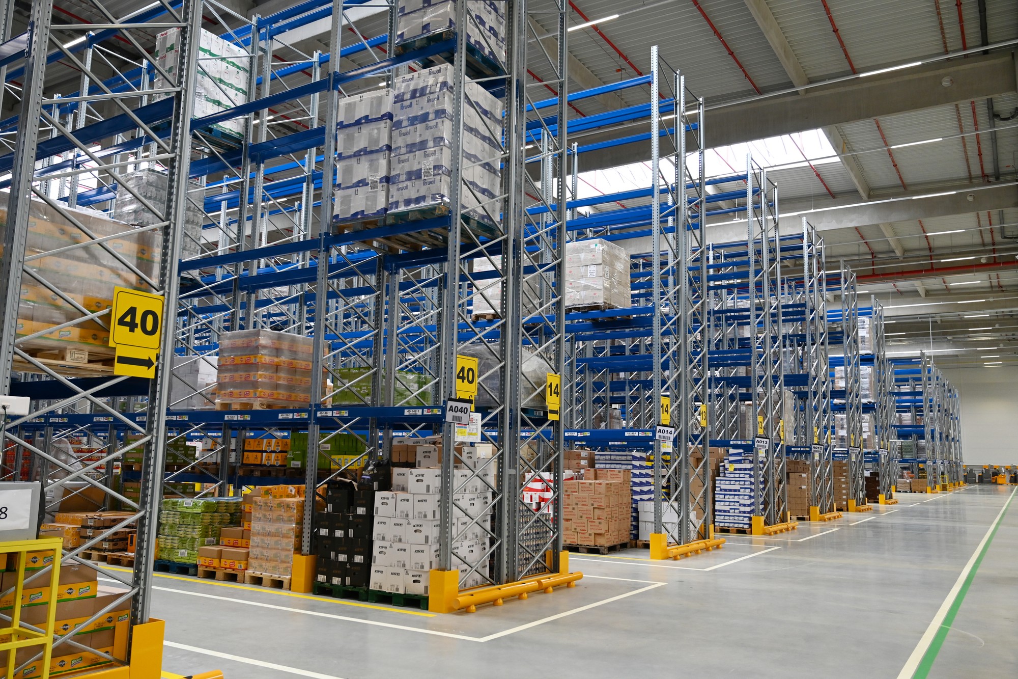 Distribučné centrum reťazca Biedronka v obci Voderady v okrese Trnava.