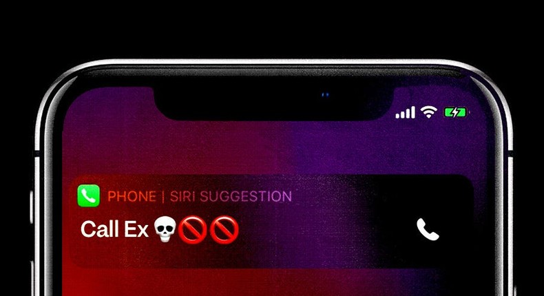 Apple iPhones are suggesting that some people contact people they're associated with, like their exes, as part of its Check In feature.Getty Images; BI illustration
