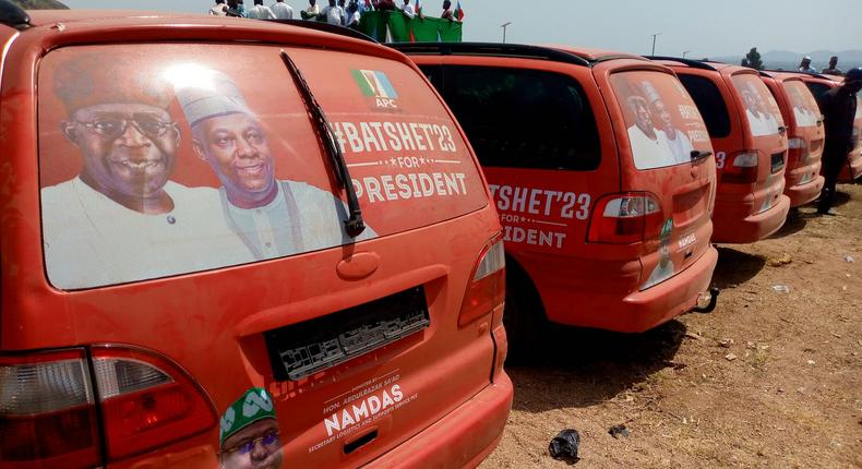 Transition committee deploys 395 vehicles for presidential inauguration/Illustration.