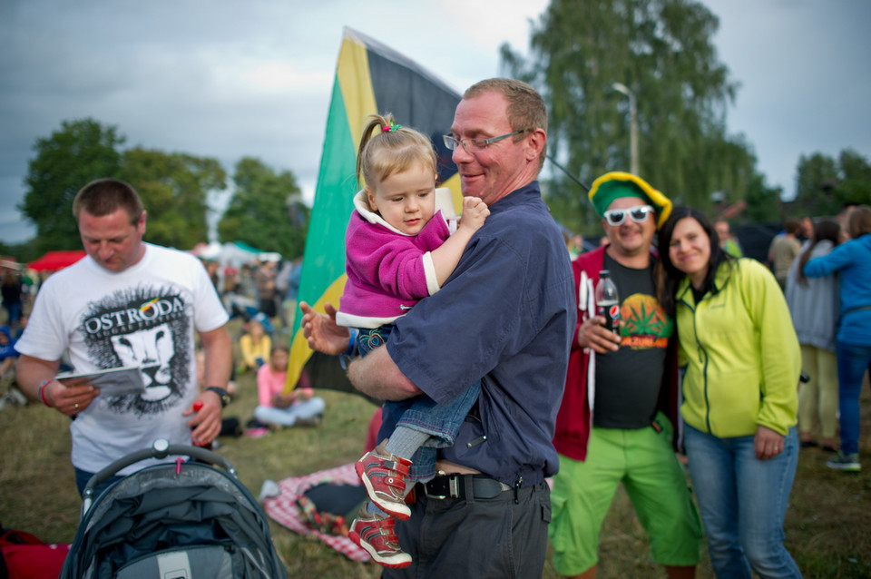 Publiczność drugiego dnia Ostróda Reggae Festival 2014