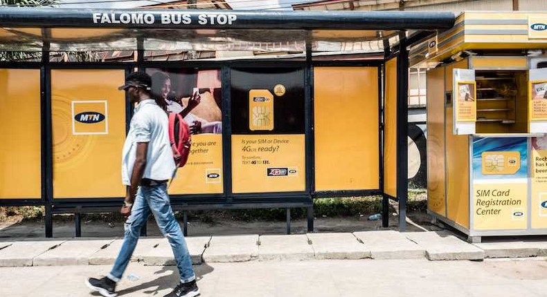 MTN Nigeria signpost in Lagos (Biznews)