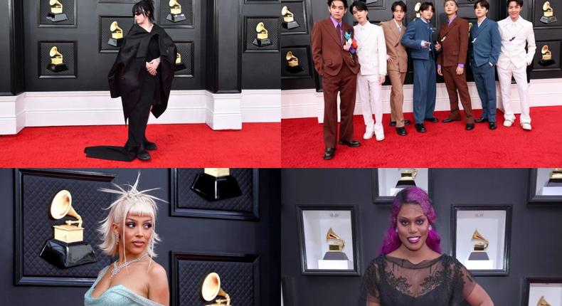 Grammys 2022 red carpet fashion