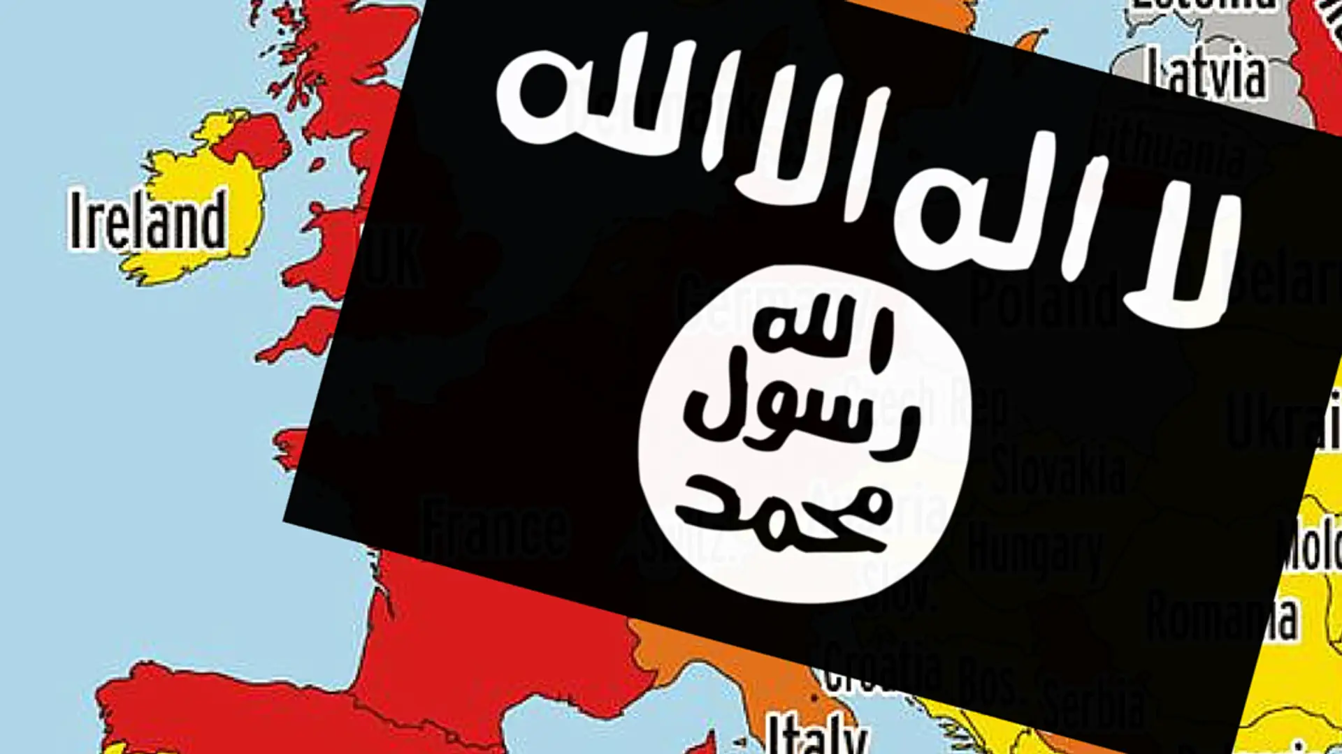 Jakie kraje są najbardziej narażone na zamachy? ISIS opublikowało mapę Europy i zdradza swoje plany