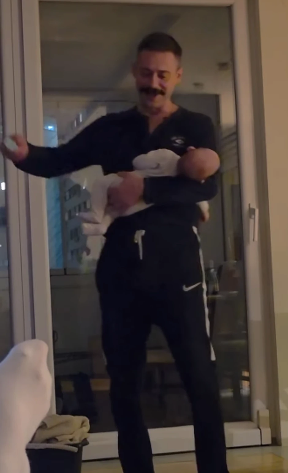 Milan Vasić sa sinom