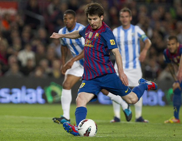Piłkarz Barcelony w meczu z Malagą strzelił trzy gole