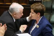 Beata Szydło, Jarosław Kaczyński