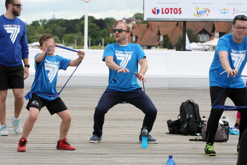 Trening Borysa Szyca w UNICEF