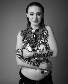 Moritz Anastasia a Next Top Model Hungary egyik versenyzője Stylist: Kiss Márk