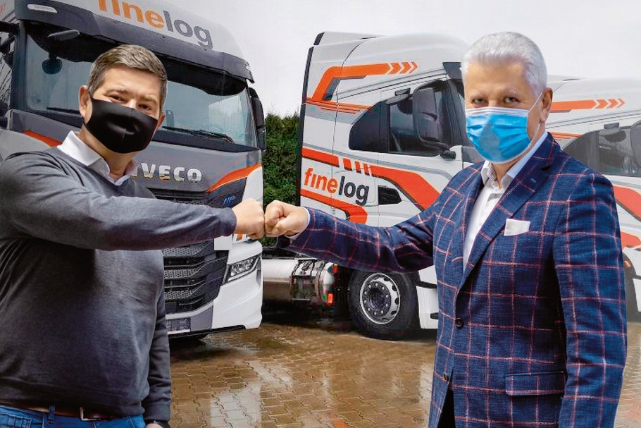 Już w czasie pandemii Fine Logistics odebrał od IVECO cztery ciągniki siodłowe S-WAY Natural Power zasilane LNG