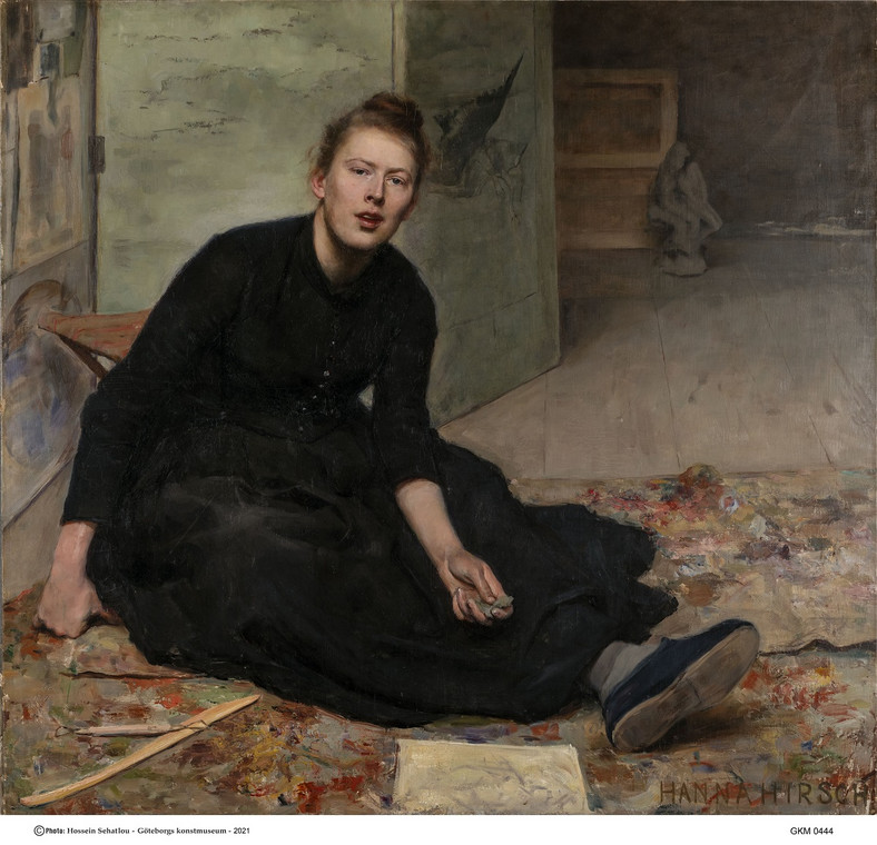 Hanna Hirsch-Pauli (1864–1940, Szwecja)Venny Soldan-Brofeldt, artystka1886–1887; olej, płótnoGothenburg Museum of Art