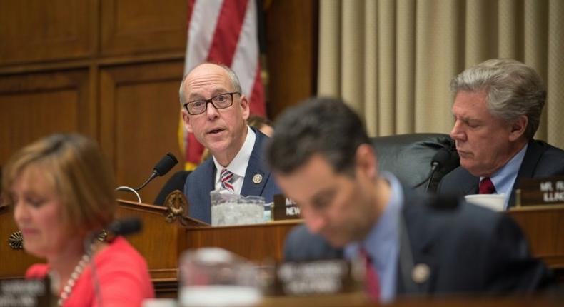 US Republican Representative from Oregon Greg Walden, chairman of the House Energy and Commerce Committee, speaks during a markup meeting of the committee for the new healthcare law to replace the Affordable Care Act, also known as Obamacare