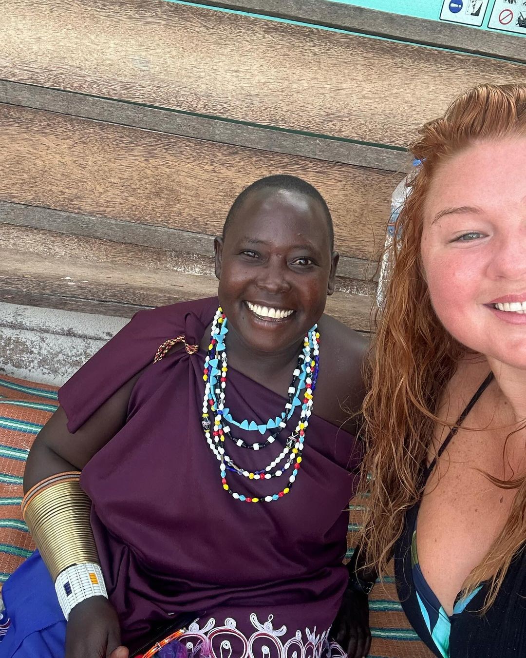 Evelyn si užívala dovolenku na Zanzibare.