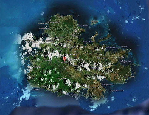 Antigua na Mapach Google