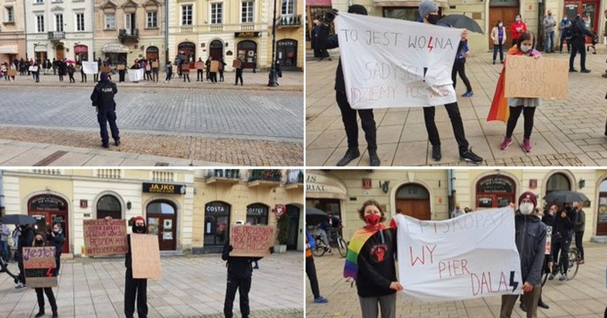 Aborcja, wyrok Trybunału Konstytucyjnego.  Protesty w kościołach