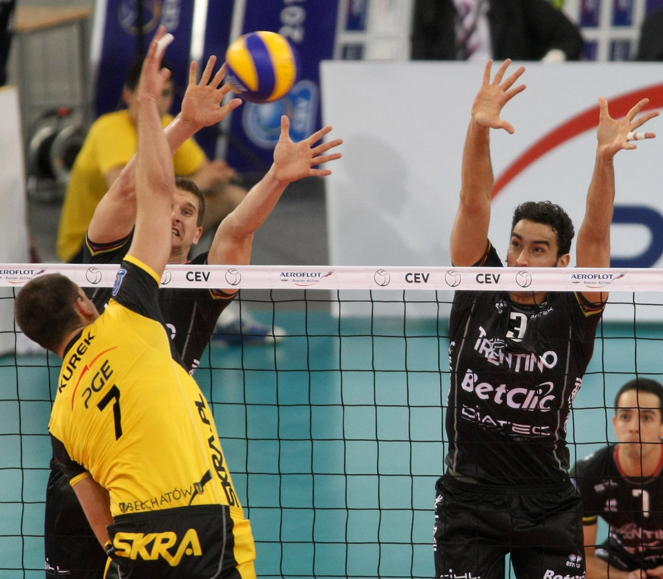 SIATKÓWKA LM PGE SKRA BEŁCHATÓW KONTRA TRENTINO BETCLICK