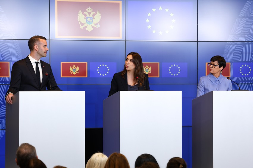 Marta Kos i Milojko Spajić