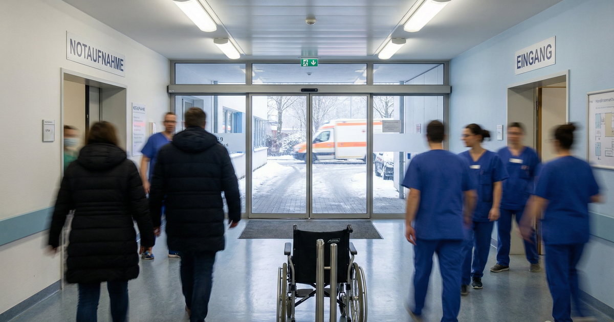 Glatteis überlastet Kliniken: Berlin am Anschlag, Hamburg doppelt so viele Verletzte