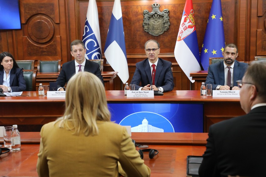 Premijer Macut sa Elinom Valtonen