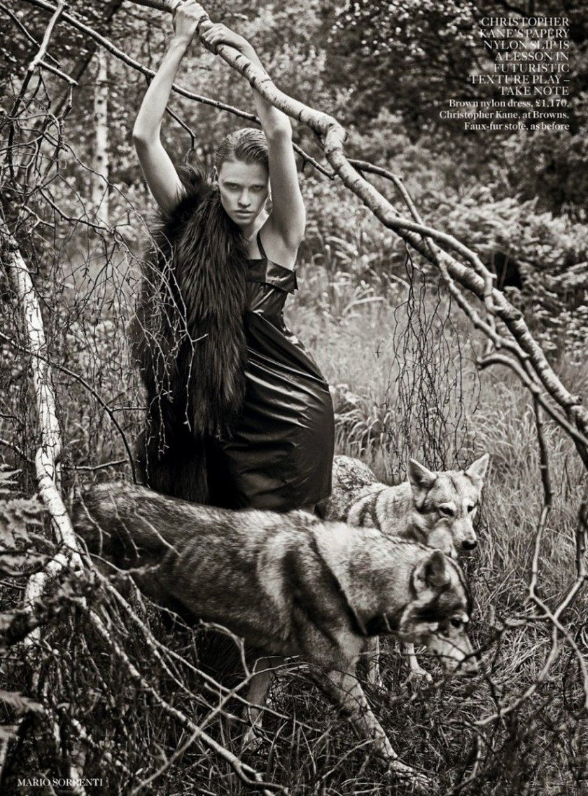 Kate Moss jako stylistka "Vogue'a"