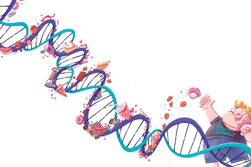 DNA ILUSTRACJA