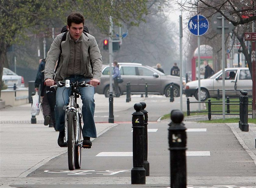 Kammel to gapa. Nie potrafi parkować roweru