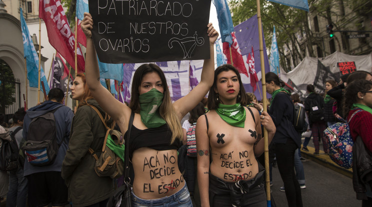 Rengetegen vonultak fel Argentínában /Fotó: AFP