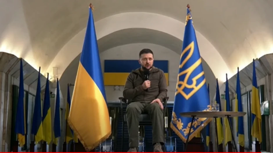 Zelenski na konferenciji