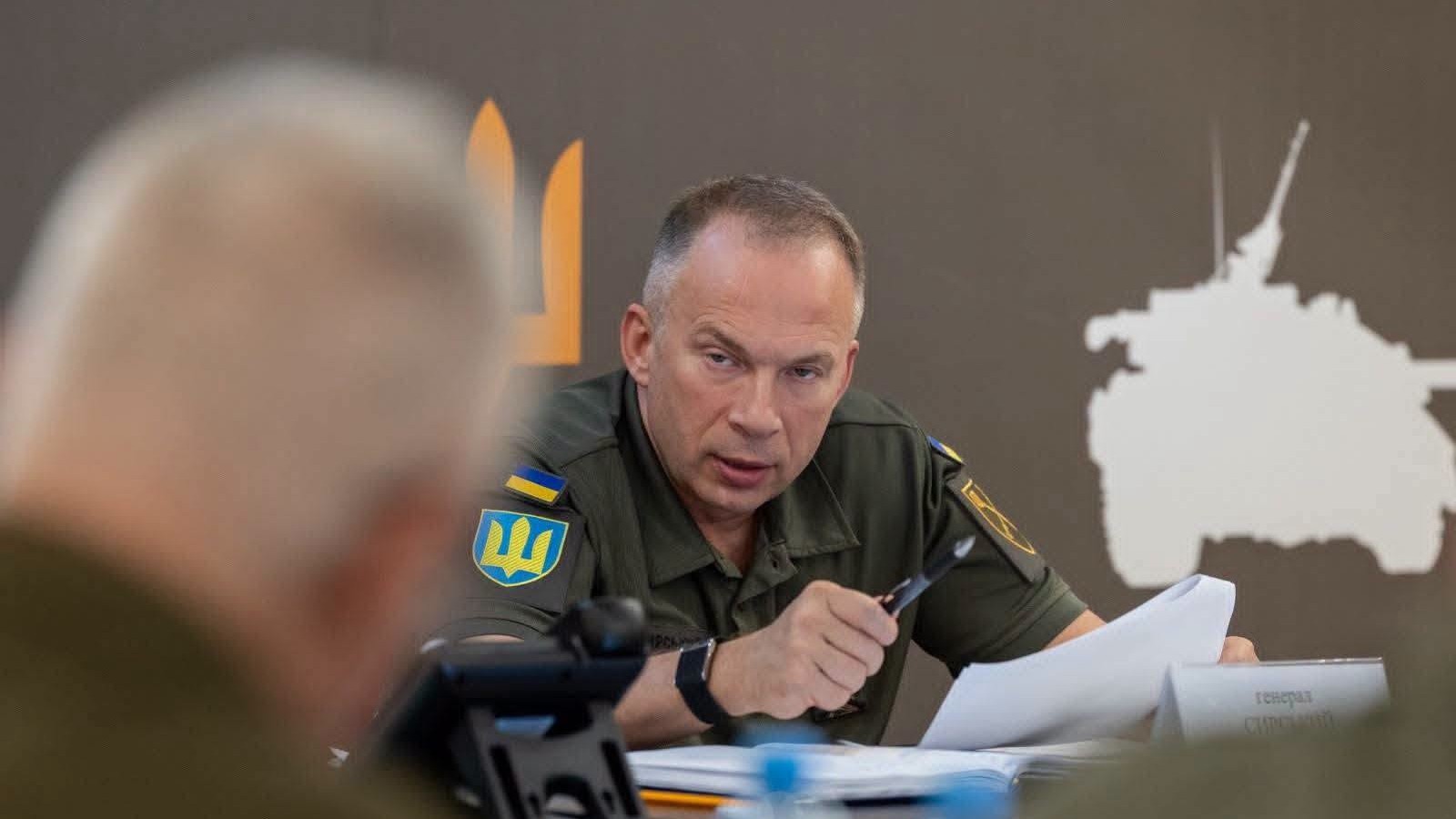 Hlavný veliteľ Ozbrojených síl Ukrajiny Oleksandr Syrskyj.