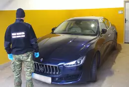 Straż graniczna zatrzymała Maserati Ghibli. Dalej nie pojechało