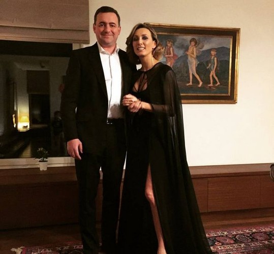 Anna Kalczyńska z mężem