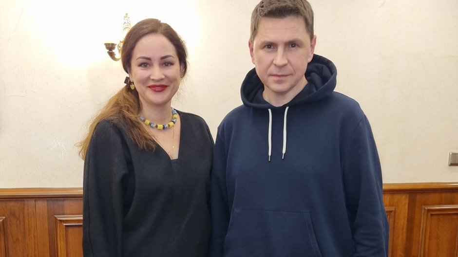 Redaktorka naczelna portalu Sestry Maria Górska oraz Mychajło Podolak