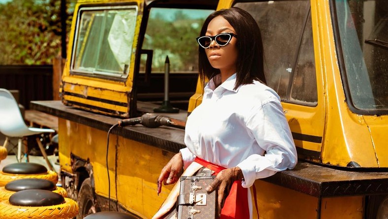 A disappointed Toke Makinwa is unimpressed about the postponement of the elections after so many preparation. [Instagram/tokemakinwa]