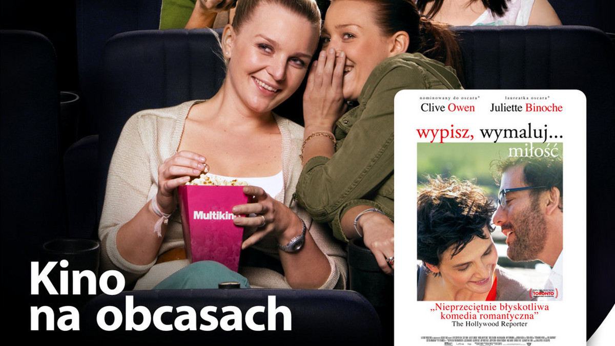 17 czerwca br. w sieci kin Multikino, w ramach cyklu "Kino na obcasach", panie będą mogły zobaczyć romans Clive'a Owena i Juliette Binoche w komedii "Wypisz, wymaluj… miłość".