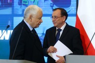 Jarosław Kaczyński i Mariusz Kamiński