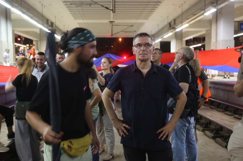 Ivan Bijelić (levo) tvrdi da su u Novom Sadu lomili ljudi jer im je muka 