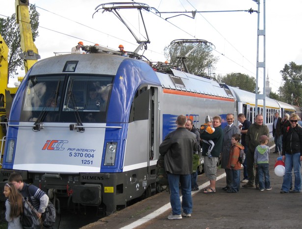 Lokomatywa Siemens spółki PKP Intercity, Dni Transportu Publicznego 2010 zdj. Stowarzyszenie Miłośników Komunikacji Szynowej