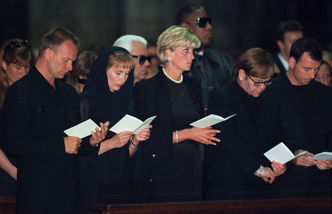 Sting, princeza Dajana i Elton Džon na sahrani Đanija Versaćea