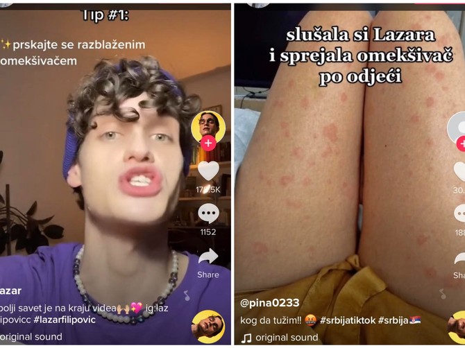 Prskanje omekšivača po koži je novi opasni trend sa Tiktoka